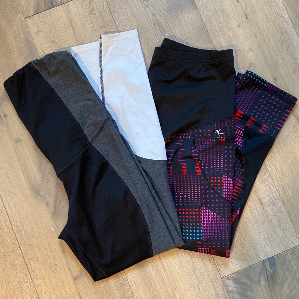 Set of 2 Maternity Workout Leggings, Size Small, H&M and Danskin